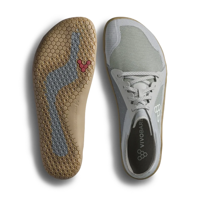vivobarefoot primus lite grey mens sneaker