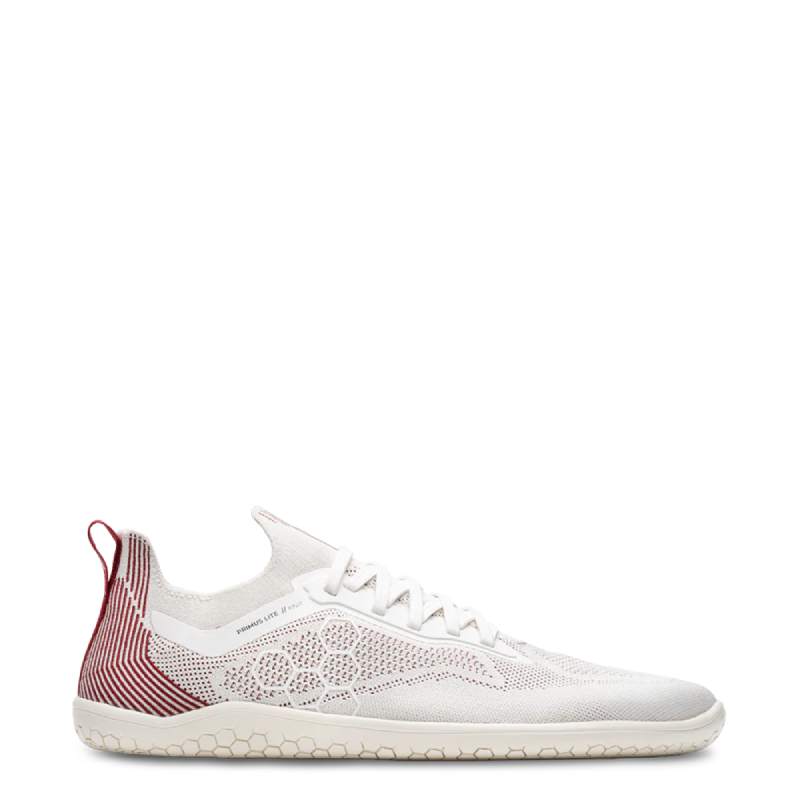 Vivobarefoot Primus lite knit womens white