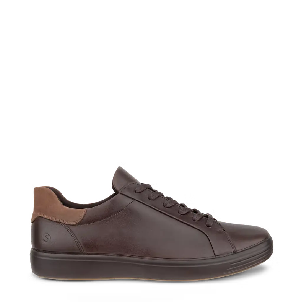 Ecco Soft 7 Mens mocha lace up