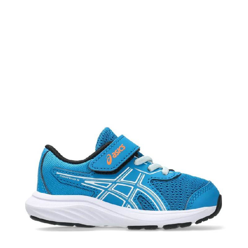 asics contend 9 ps blue toddler joggers