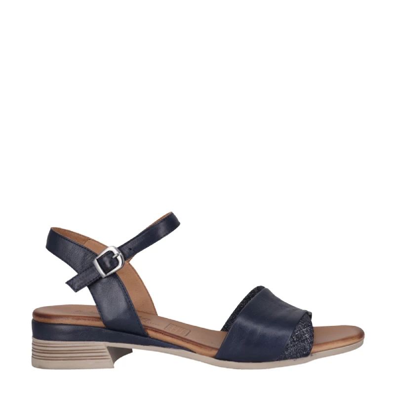 cabello aven navy womens sandal on a heel