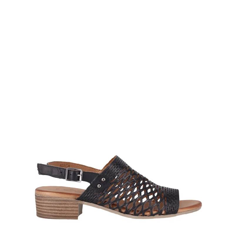 Cabello alaca black womens sandal