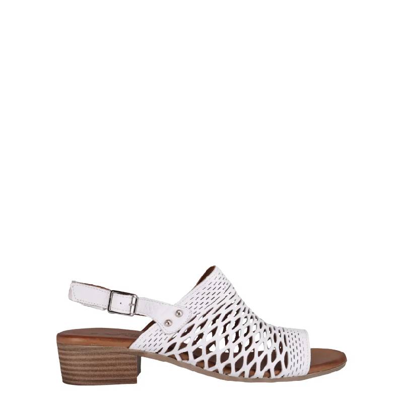 Cabello alaca white womens sandal