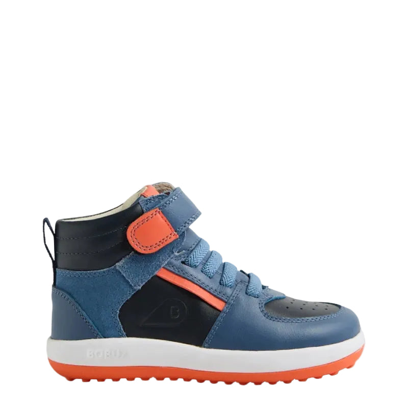 Bobox top spin blue kids velcro boot