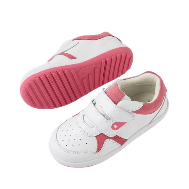 Bobux baseline white/pink