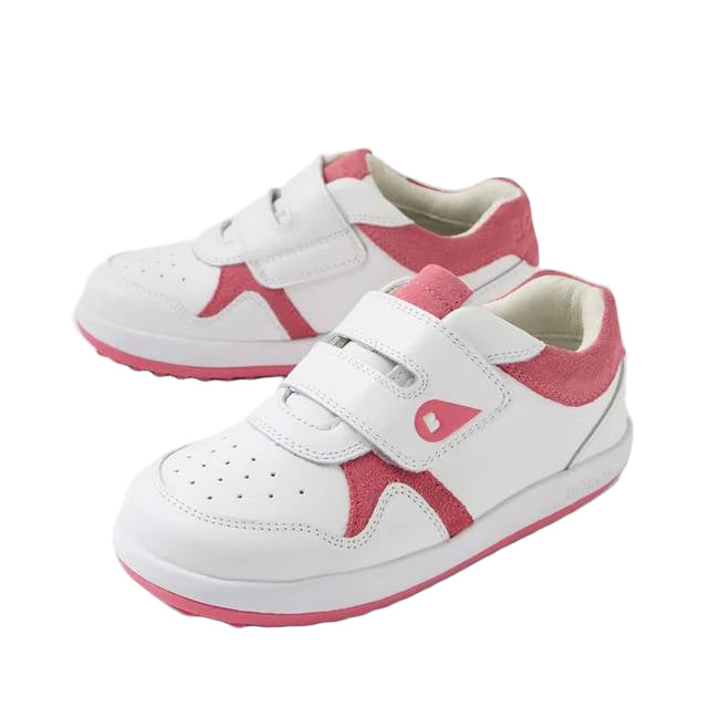 Bobux baseline white/pink