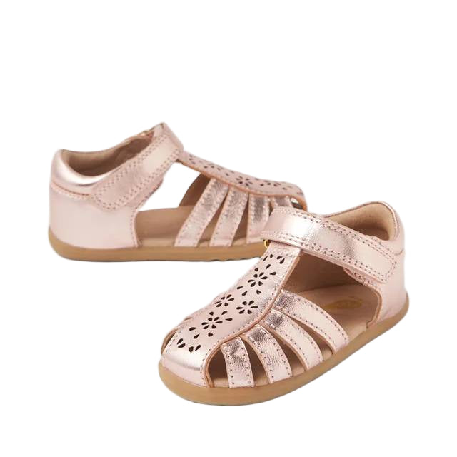 Bobux chelsea rose gold sandal