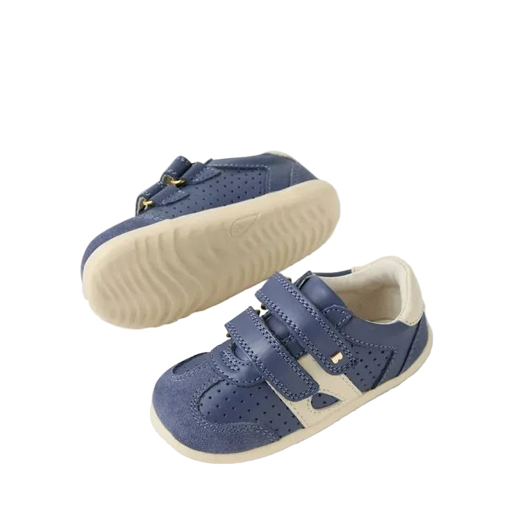 Bobux titan vintage blue step up sneaker