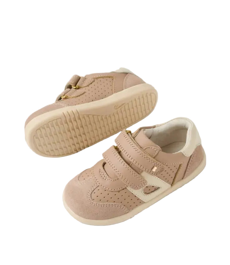 Bobux titan taupe kids sneaker