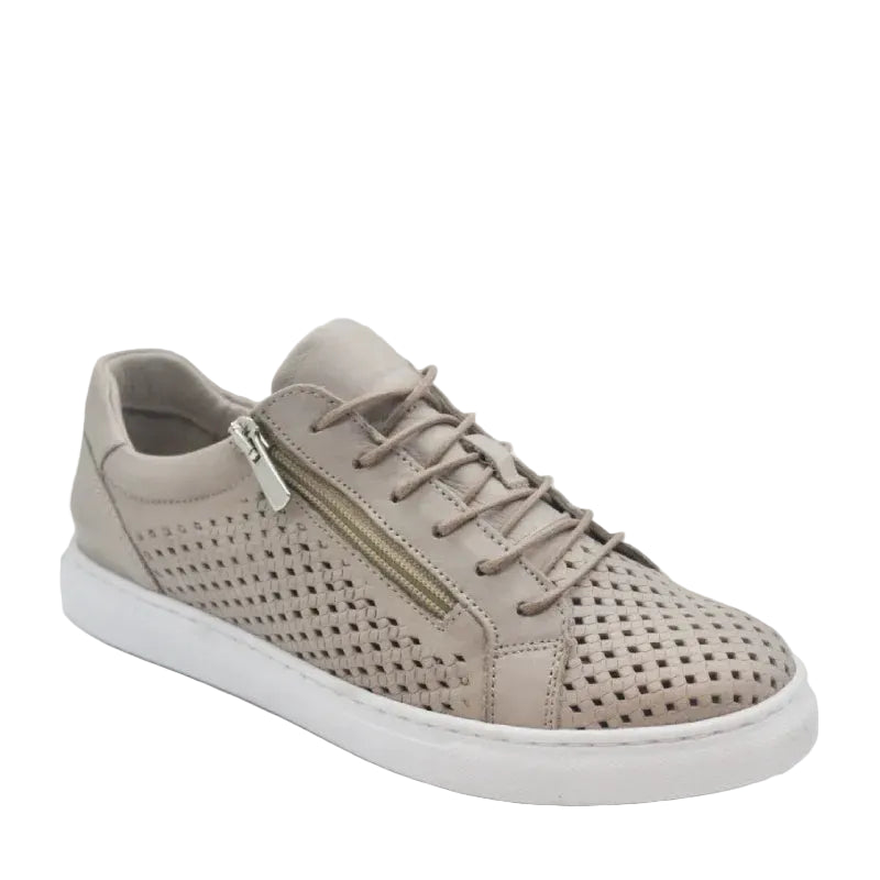 Cabello upshot taupe womens leather lace