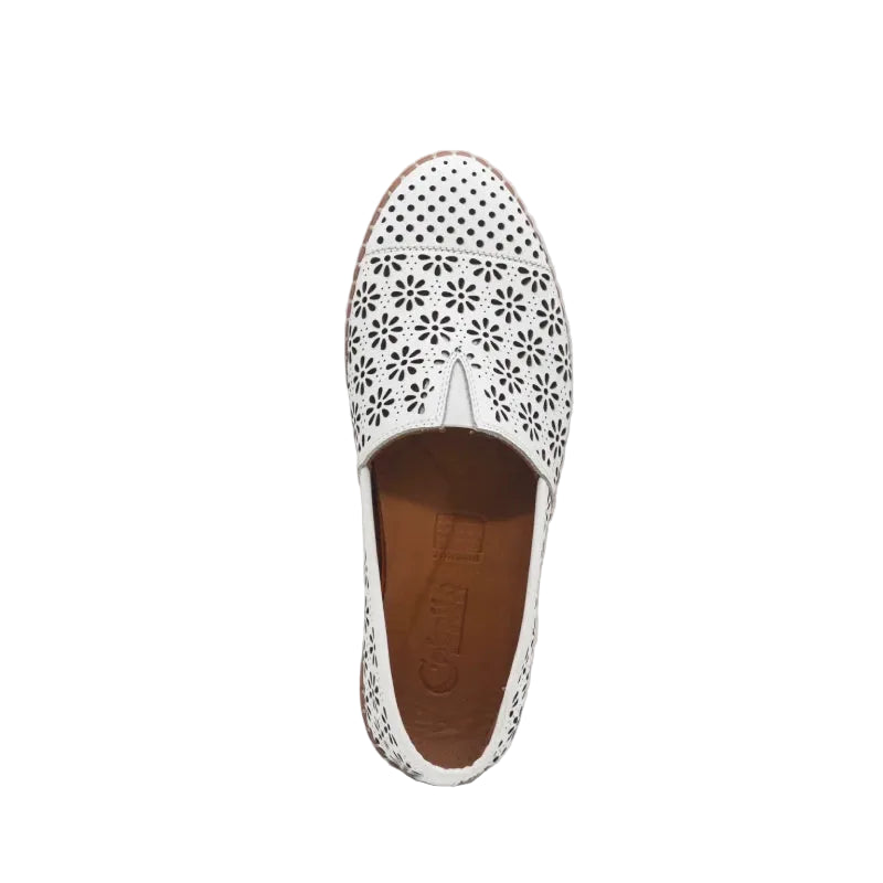 cabello kylie white womens slip on