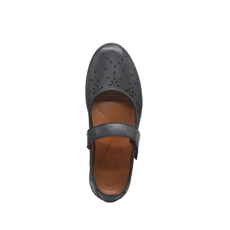 Cabello keisha black leather mary jane