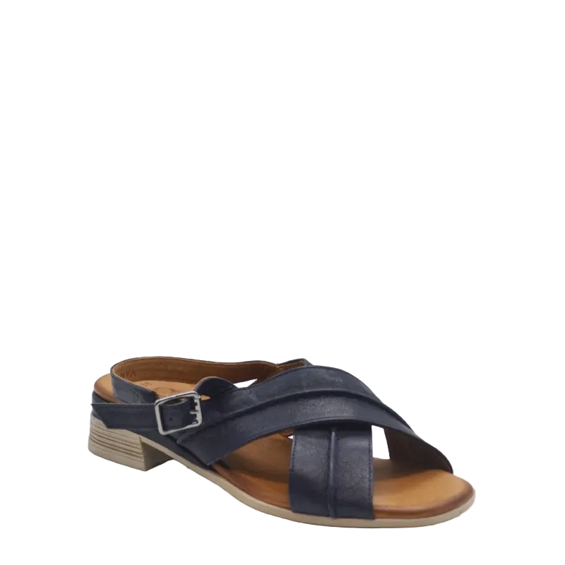 Cabello Anya navy womens sandal
