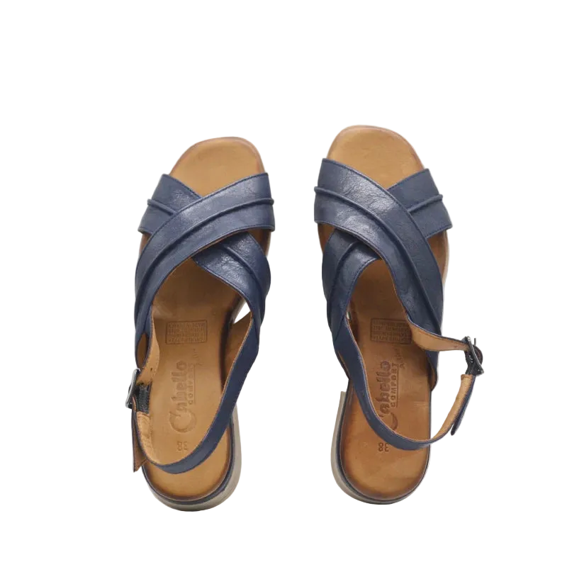 Cabello anya navy womens sandal