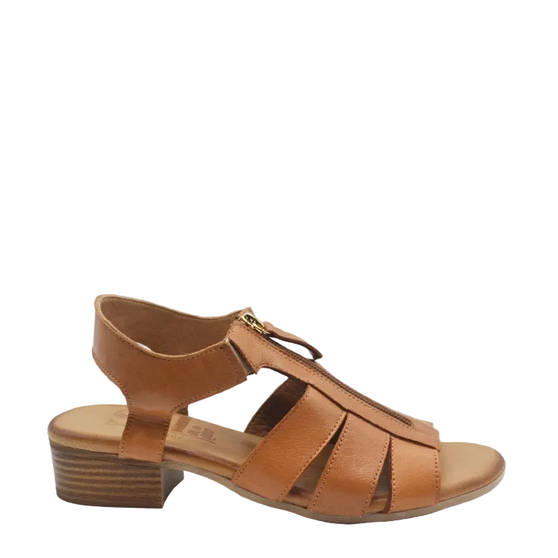 Sala josy tan womens leather sandal