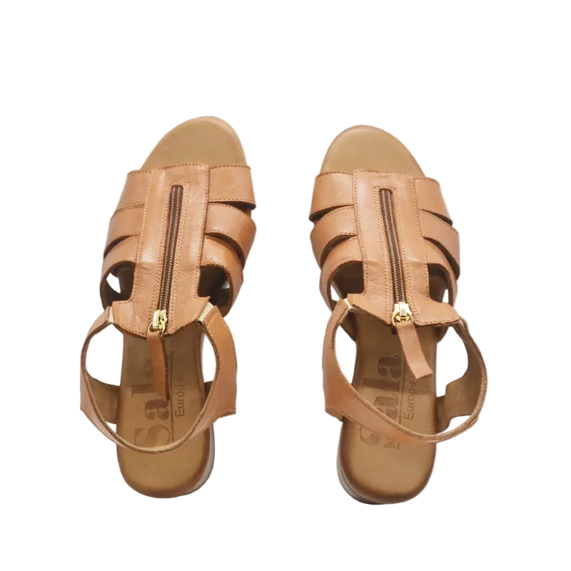 Sala josy tan womens leather sandal