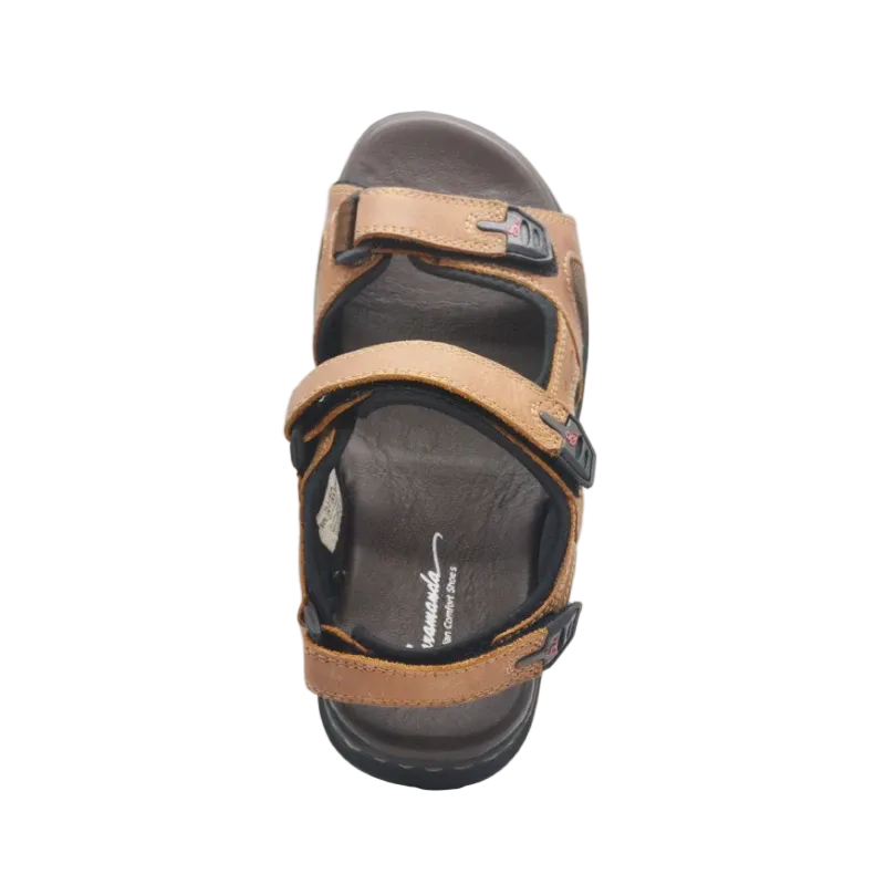 Saramanda Iluka brown mens sandal
