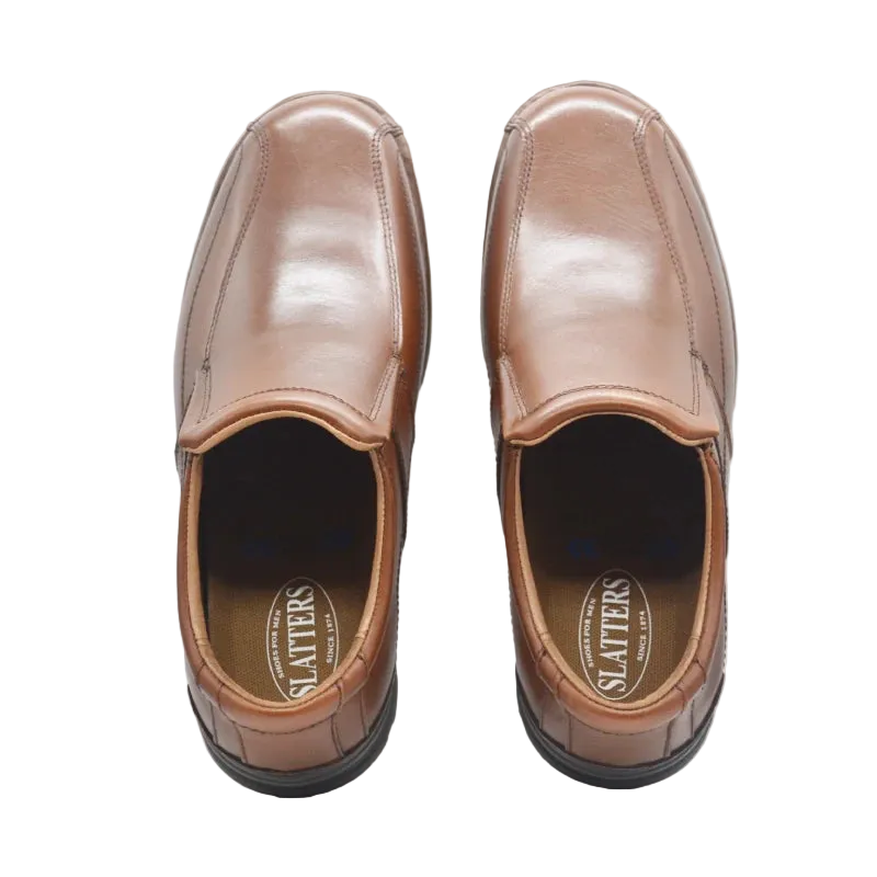 slatters lismore tan mens slip on