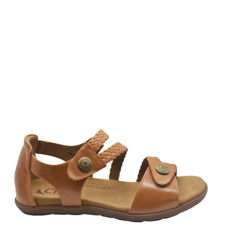 CBD trove womens adjustable tan sandal