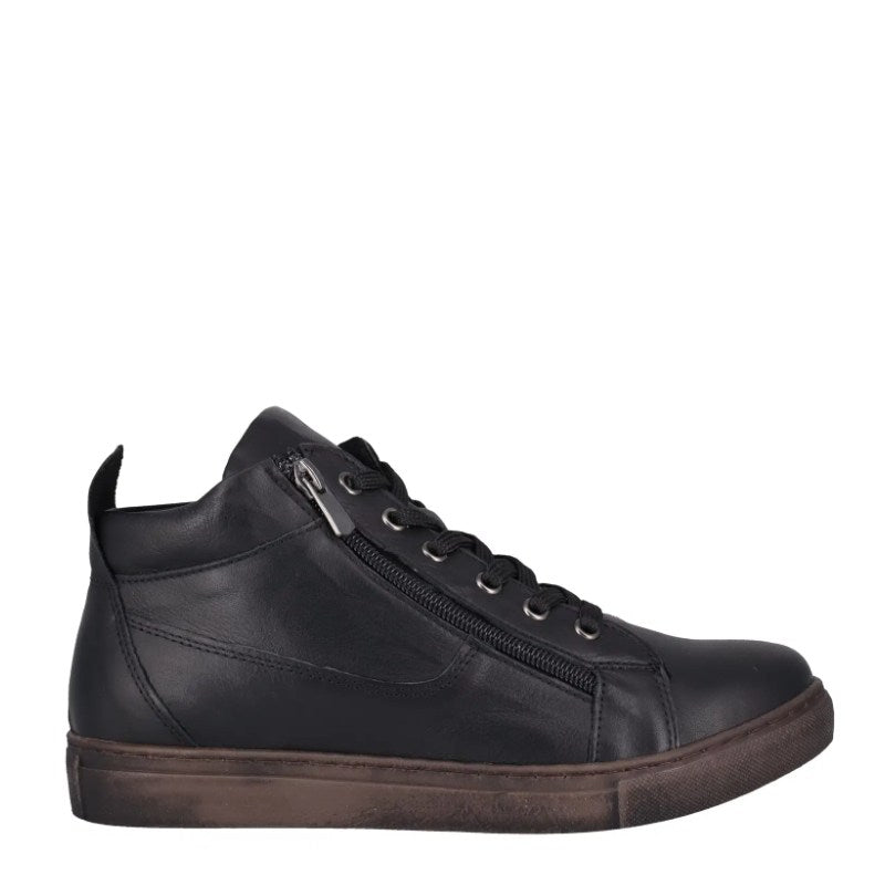 Cabello eg1570 black womens lace up boot