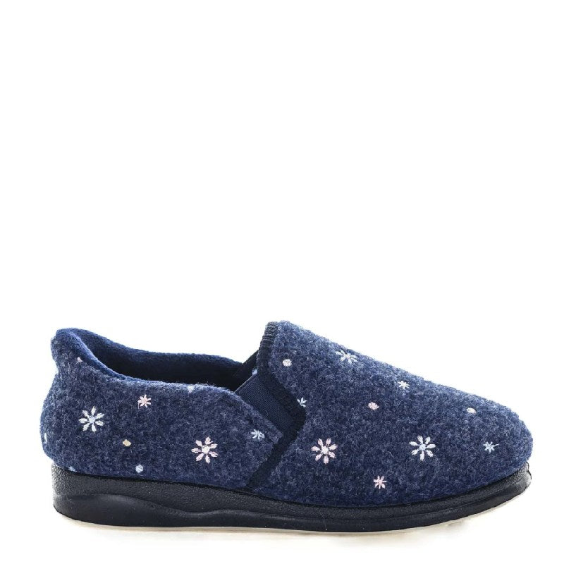panda eleanor navy womens slipper