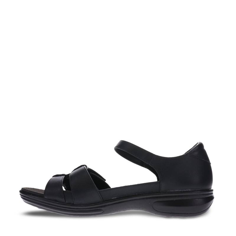 Revere negara black womens adjustable sandal
