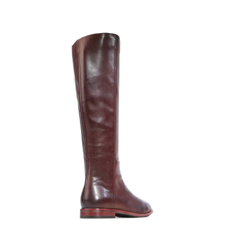 Eos Pheodora chestnut womens long boot