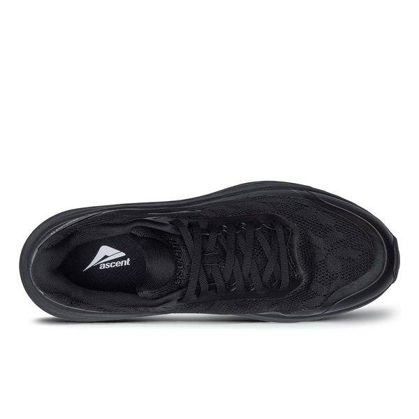 Ascent rhythm ace black womens work shoe