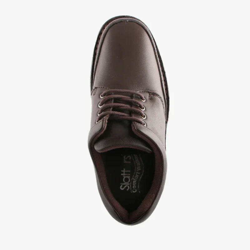slatters award teak mens wide soft lace up