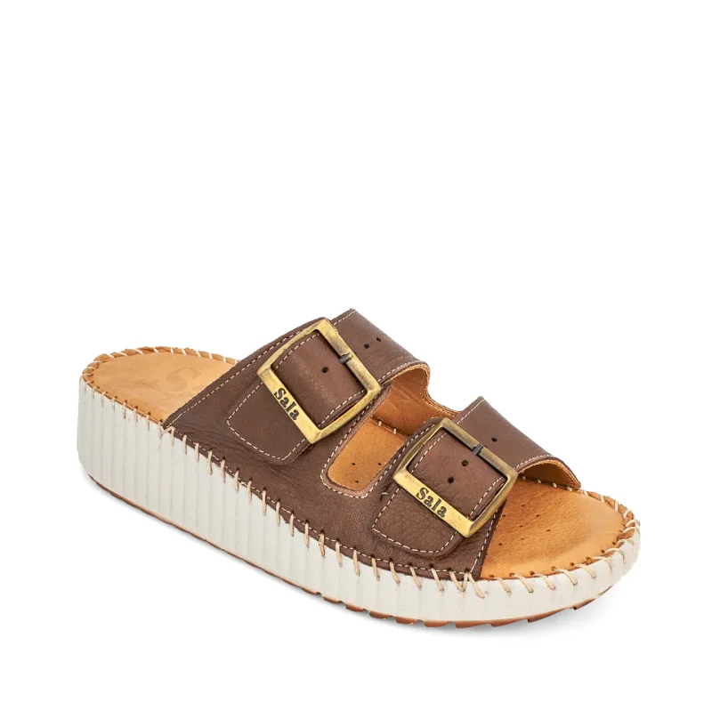 Sala Solena praline womens comfort scuff