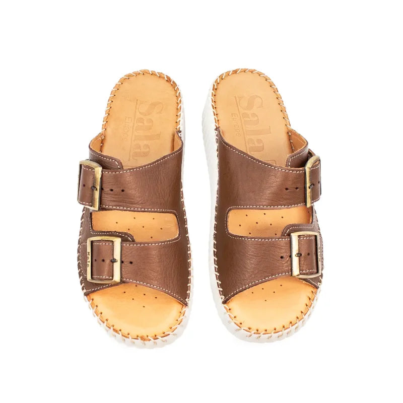 Sala Solena praline womens comfort scuff