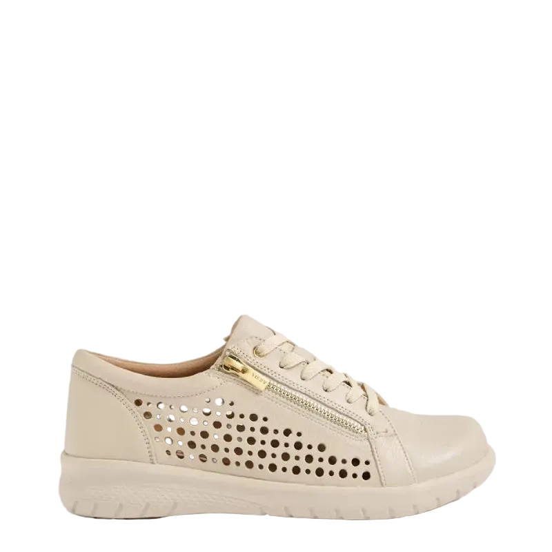 ziera shovo almond wide fit womens lace up