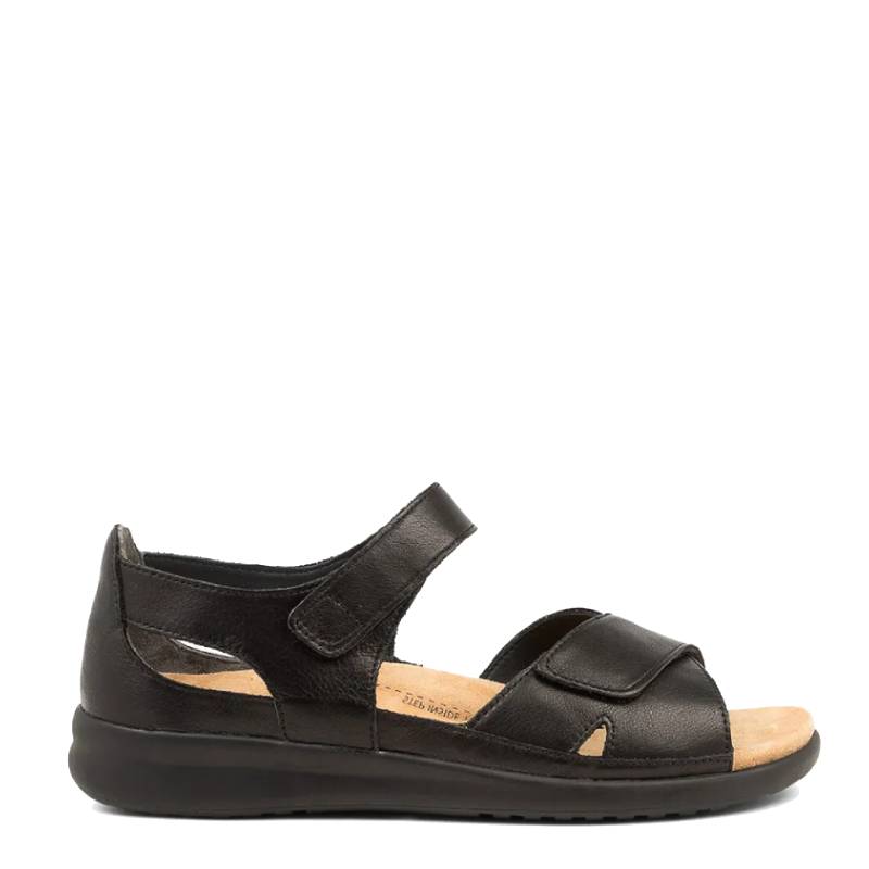 Ziera Bronn Black womens sandal