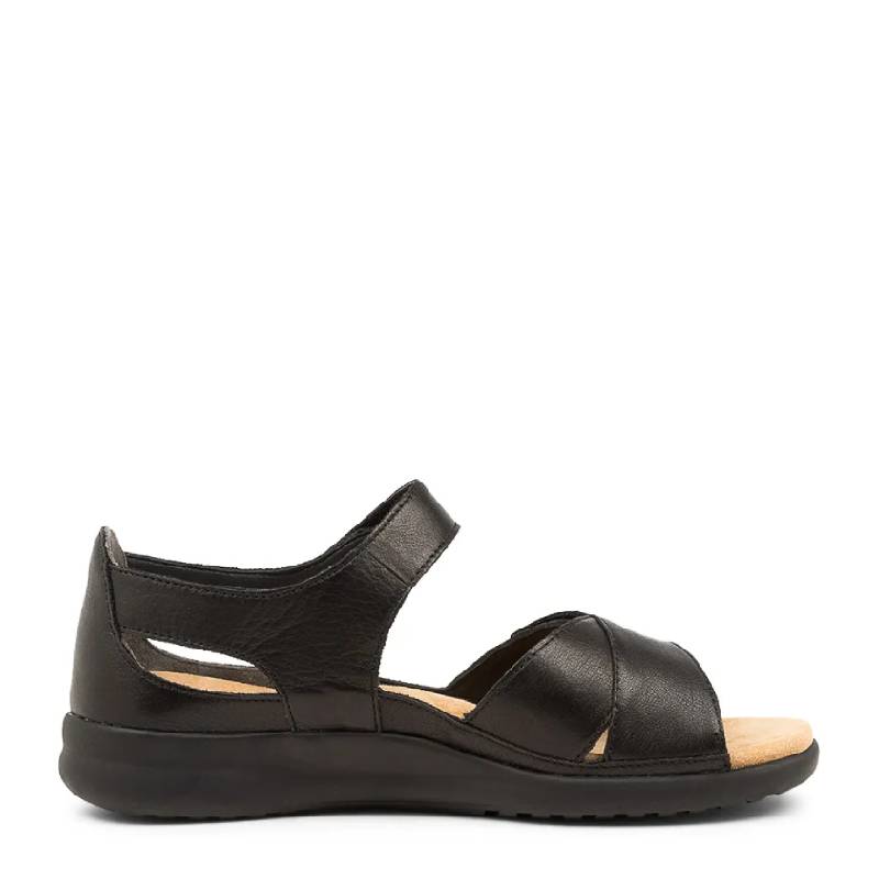Ziera Bronn Black womens sandal