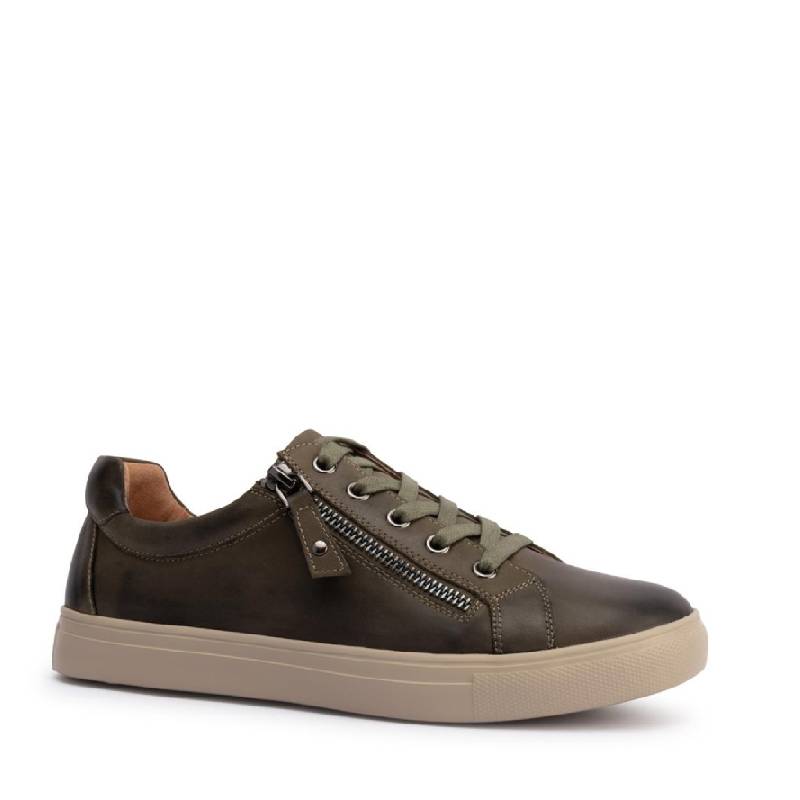 Klouds cara plain pine womens lace up