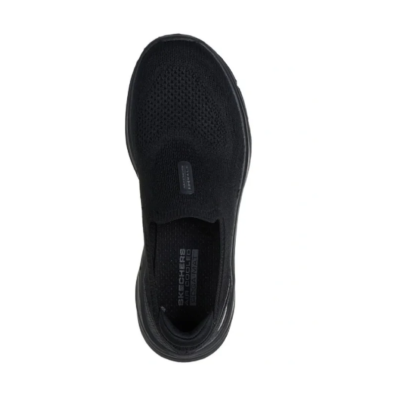 Skechers go walk 8 aleena black womens slip on sneaker