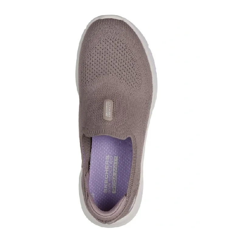 skechers go walk 8 aleena taupe womens slip on