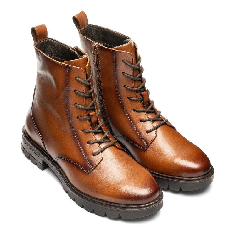 ara cambridge womens brown lace up boots