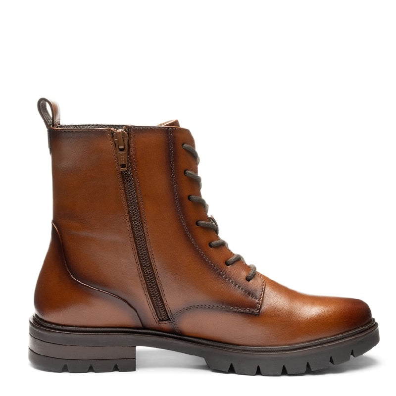 ara cambridge womens brown lace up boots