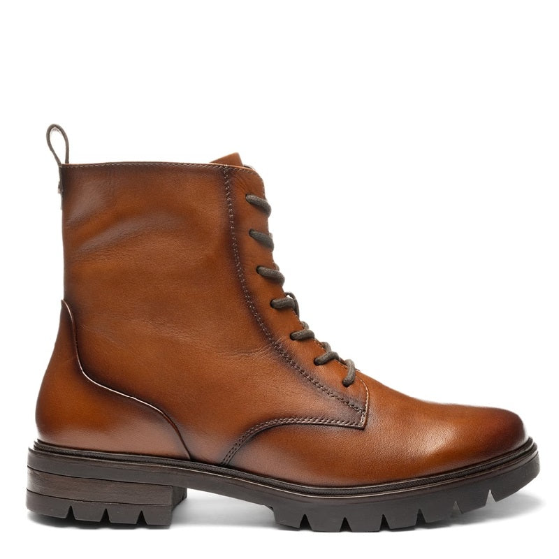 ara cambridge womens brown lace up boots