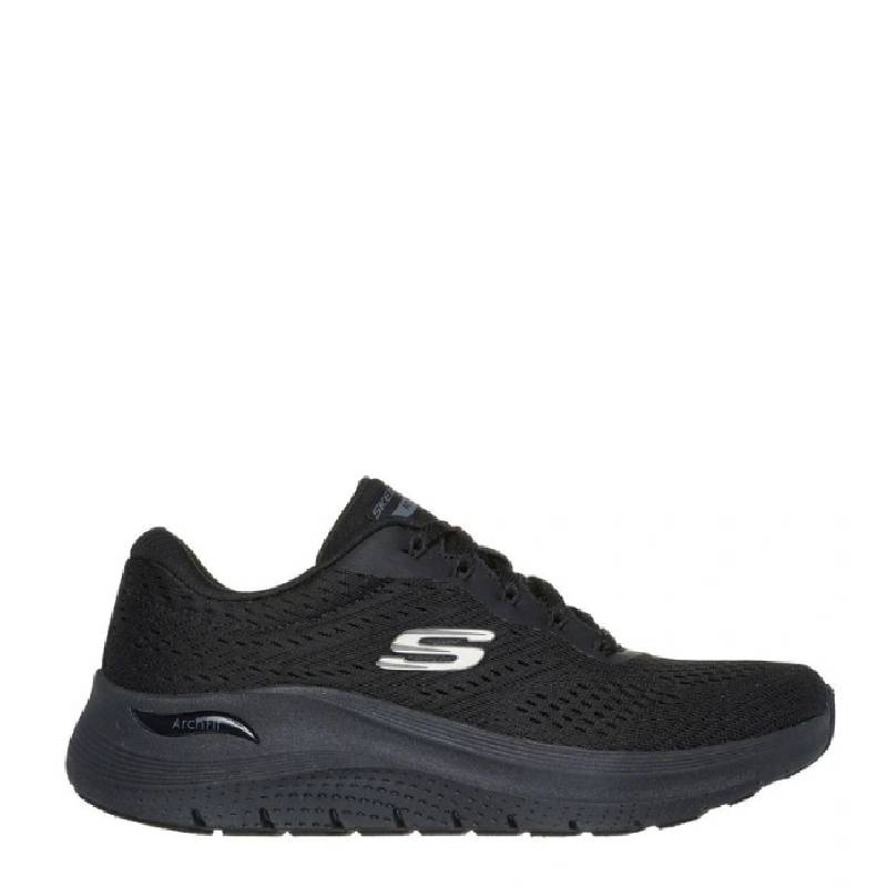 Skechers archfit 2 wide fit black lace up
