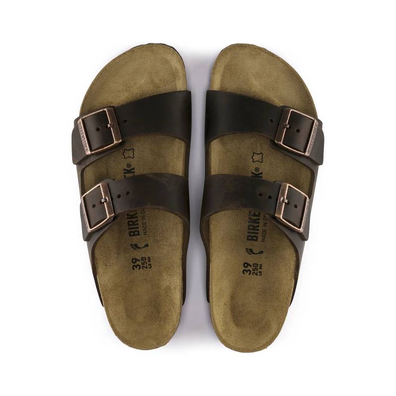 BIRKENSTOCK-SANDALS - ARIZONA OILED LEATHER HABANA REGULAR FIT