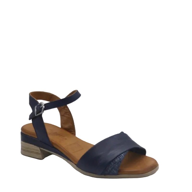 cabello aven navy womens sandal on a heel