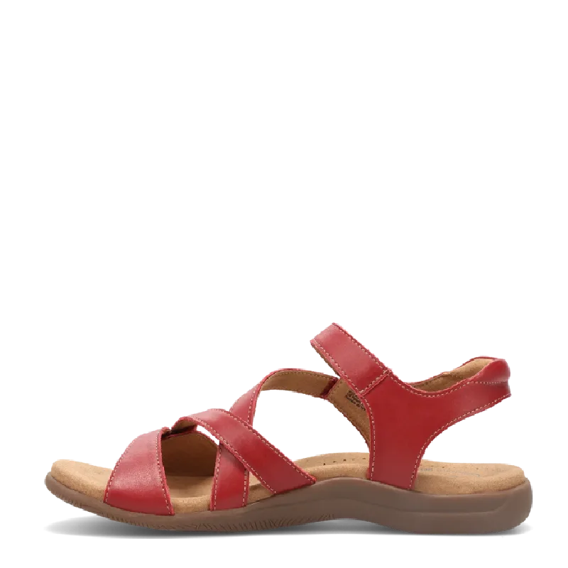 taos bigtime red womens sandal