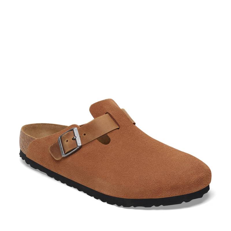 Birkenstock Boston Cognac suede