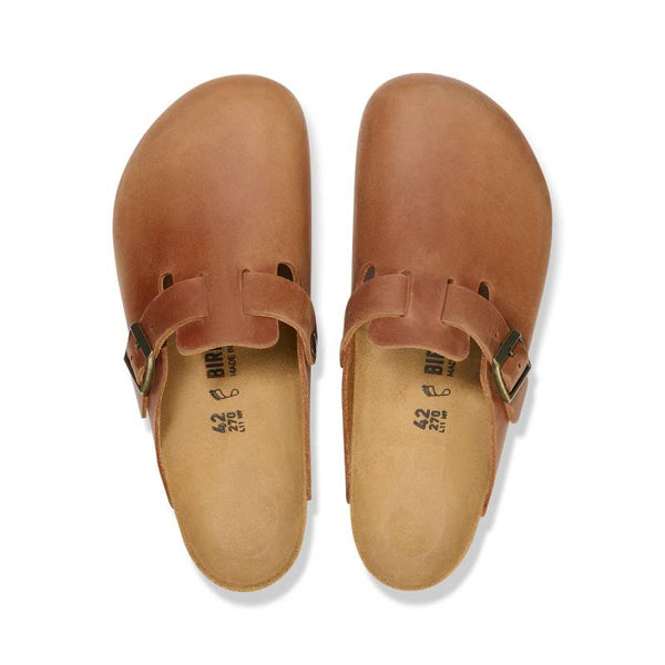 靴 Birkenstock BOSTON Narrow BOSTON BS COGNAC NARROW FIT - The Shoe Merchant