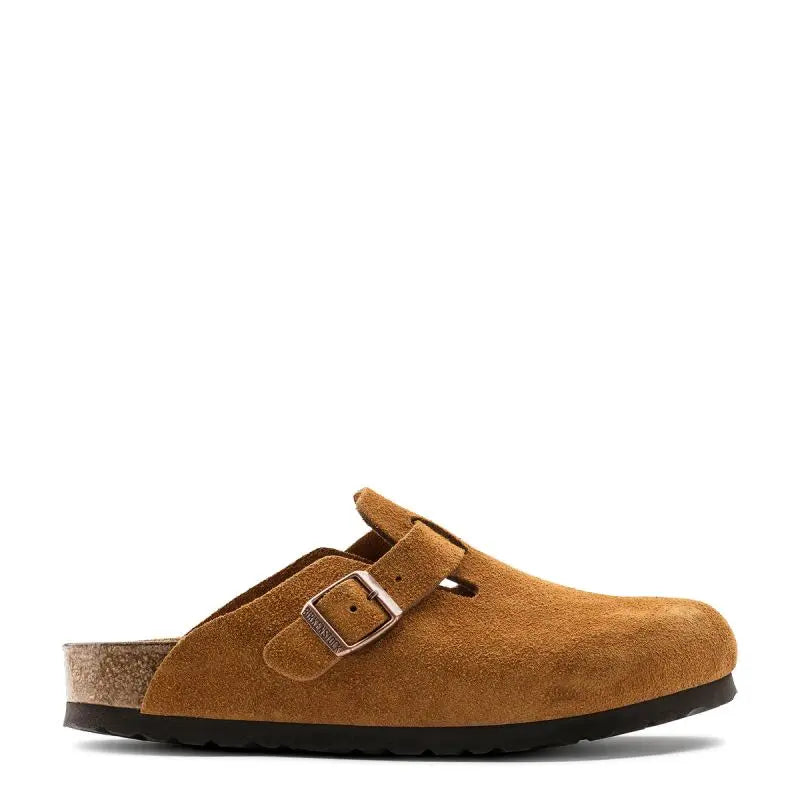 Birkenstock boston soft foot bed mink unisex slide
