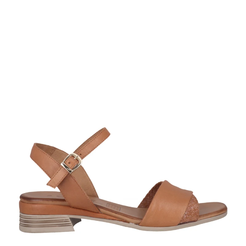 cabello aven tan womens leather sandal