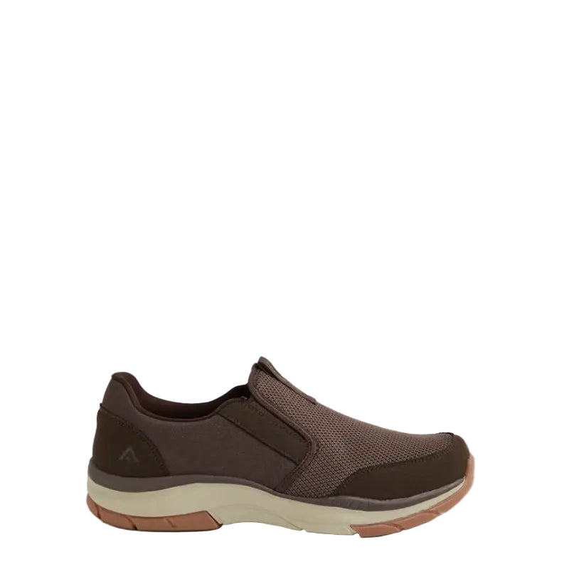 Colorado Zake mens brown slip on mesh shoe