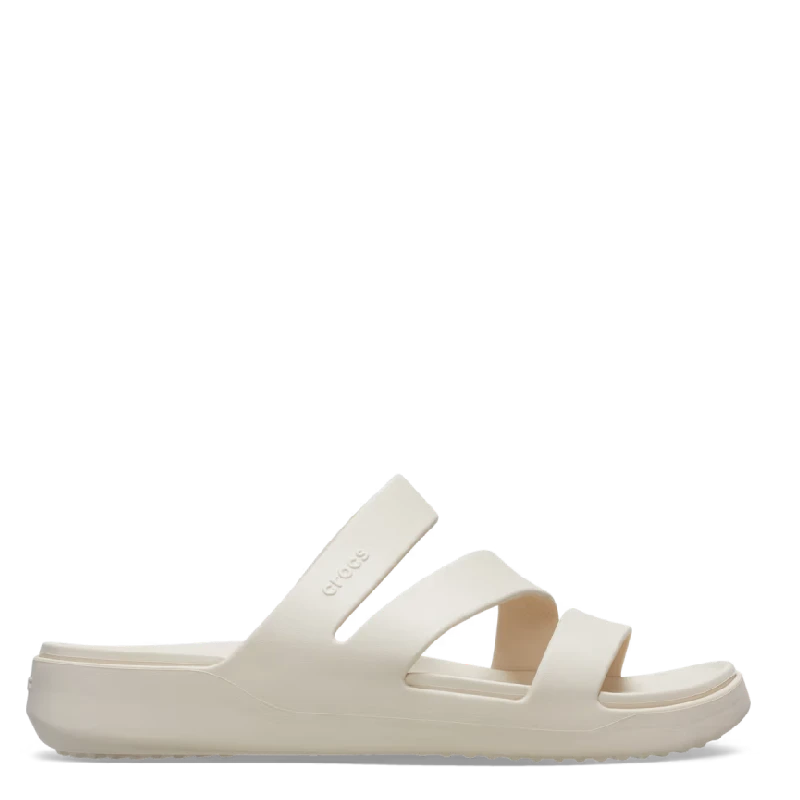 crocs getaway strappy frappe womens slide
